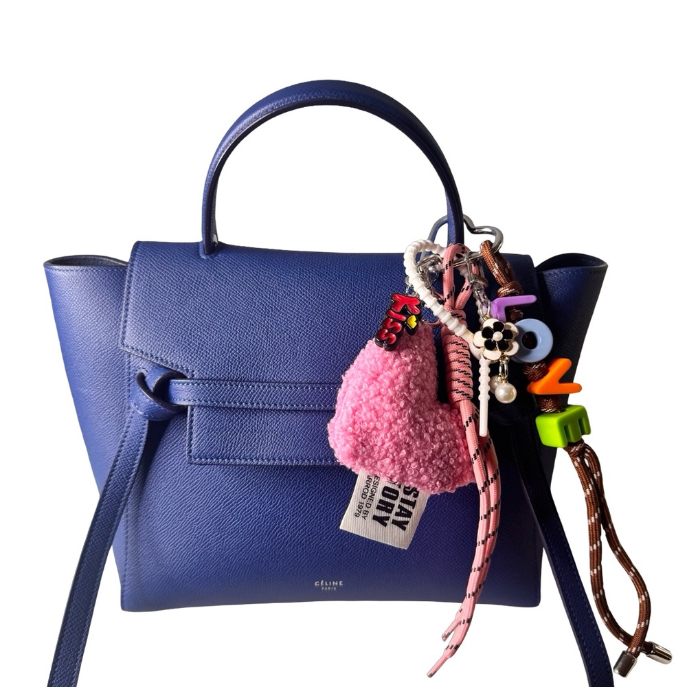 Plush Heart LOVE Bag Charm (bag charm only)